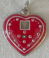 LICITAR HEART JEWELRY, Pendant 3.1g, Hand-Painted and Imported from Croatia: NEW 10-21! ONE-OF-A-KIND! (S4D)