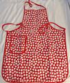 Apron ~ Heart Pattern with Pocket  ~ Made in and Imported from Croatia! Limited Number Available! NEW!