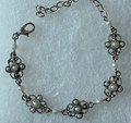 Designer Bracelet, Unique & ONE-OF-A-KIND with Freshwater Pearls: Imported from Jewelry Shops in Croatia! (#5) DISCOUNTED!