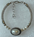 Designer Bracelet with Freshwater Pearls: Imported from Jewelry Shops in Croatia! (10) DISCOUNTED!  ON SALE!