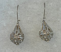 FILIGREE EARRINGS with Handmade RARE Filigree BOTUNI (Buttons), ONE-OF-A-KIND, Imported from Croatia, SPECTACULAR! NEW!
