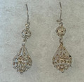 FILIGREE EARRINGS with Handmade RARE Filigree BOTUNI (Buttons), ONE-OF-A-KIND, Imported from Croatia, EXQUISITE! NEW! SOLD OUT!