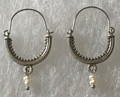 KONAVLE Earrings with Freshwater Pearls, ONE-OF-A-KIND: Imported from Croatia (Medium) RE-STOCKED! Discounted Price!