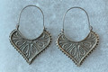 DESIGNER EARRINGS, Unique & ONE-OF-A-KIND with Half Hoops, Handmade and Imported from Croatia! ONE-OF-A-KIND! (10)  ON SALE!