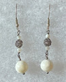 FILIGREE EARRINGS with Handmade Delicate Filigree Work with Tiny Antique BOTUN & FRESHWATER PEARLS, ONE-OF-A-KIND, Imported from Croatia, SENSATIONAL! NEW!