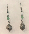 BOTUN Earrings with Jade Beads, Imported from Croatia: NEW! (Small/Dainty): DISCOUNTED!