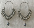 KONAVLE Earrings with Lapis Lazuli Beads, ONE-OF-A-KIND: Imported from Croatia (Large Fancy) DISCOUNTED!