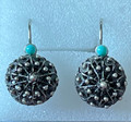 BOTUN 'Drop' Earrings with Turquoise Beads, Imported from Croatia: NEW! (Medium): SOLD OUT!