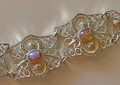 FILIGREE BRACELET with Delicate Filigree Work and OPALS, ONE-OF-A-KIND, Imported from Croatia, SPECTACULAR! NEW!  SOLD OUT!