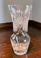CRYSTAL IMPORTED FROM CROATIA ~ Sensational Small Vase with Traditional Samobor Lace Pattern, ONE AVAILABLE! SOLD OUT!