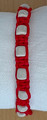 Handmade Bracelet, made using Genuine BRAČ Stones intertwined on Red Silk Rope: Imported from Brač, Croatia, NEW! (Includes Mary Medal)