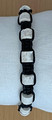 Handmade Bracelet, made using Genuine BRAČ Stones intertwined on Black Silk Rope: Imported from Brač, Croatia, NEW! (Includes Mary Medal)