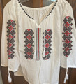 Blouse, Hand-Embroidered and Imported from Croatia: ONE-OF-A-KIND! NEW! (Fits Sizes Adult S-M) #5