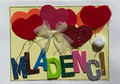 Greeting Card, Handmade and Imported from Croatia: "MLADENCI" (Newlyweds) ONE-OF-A-KIND!(yellow)