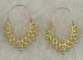 KONAVLE Earrings, GOLD PLATED! Imported from Croatia (Large Ornate): RE-STOCKED! DISCOUNTED!