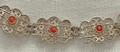 FILIGREE BRACELET with Delicate Filigree Work with CORAL, Imported from Croatia, SHOWSTOPPER! NEW!