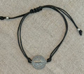 Sv Benedikt Bracelet, Sterling Silver,  with Adjustable Ties: NEW!