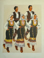*Vladimir Kirin Costume Prints ~ Imported from Croatia: CRNA TRAVA, Serbia (Numbered Print): HUGE DISCOUNT!