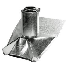 Roof Vent Pipe Boot - Mill Finish - Standard Pitch - 2 Inch