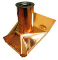 Roof Vent Pipe Boot - Copper - Standard Pitch - 4 Inch