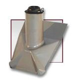 Roof Vent Pipe Boot - Grey - Steep Pitch - 3 Inch - HVAC Express