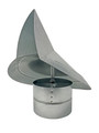 Wind Directional Cap - Galvanized - 4 Inch  (WDC4)