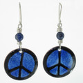 Blue Peace Earrings