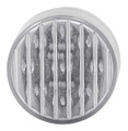 2" Clear Ribbed Amber Marker LE