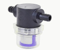 Install on any water cooler with 3/8" id. return hoses to filter mini-particles.