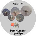 PIPE / Outlet Purge Plug Kit
Sizes Included:
1.0", 1-1/2", 2.0", 2-1/2", 3.0" & 4.0"