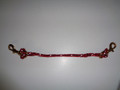 Reflective Double Lead Coupler 3/16" Rope With 5/8" Snaps