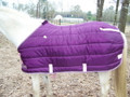 Kensington All Around Quilted Blanket - Plum - Size 60