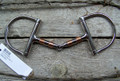 English Bit - Large Dee with Copper Rollers (5")