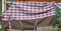 TuffRider Horse 600 D Turnout Sheet - Pink - Size 62