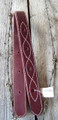 Off Billet - Double & Stitched Burgundy Latigo (1.75")