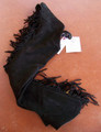 PMS Split Leather Chaps for Youth - Black - Small