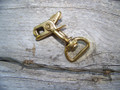 Snap - Brass Lock Jaw (1" Eye)