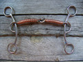 Bit - Gag Bit with Copper Wire Wrapped Snaffle