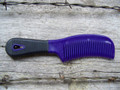 Comb - 8" Plastic Easy Grip (Purple)