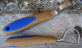 Hoof Pick - Soft Touch (Tan with Blue)