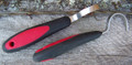 Hoof Pick - Soft Touch (Black with Red)