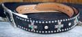 Western Belt (Ladies) - Black with Crosses (Size Large)