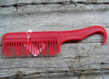 Comb - Pulling w/Braid Remover (Red)