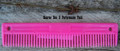 Comb - Plastic 9" (Pink)
