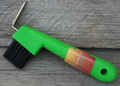 Hoof Pick - Brush Combo (Lime)