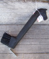 Hoof Pick - Horse Head w/Brush (Black)