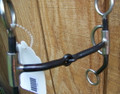 Bit - Stainless Steel Black Steel Shanked Snaffle