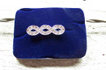 English Stock Pin - Infinity (Clear Stones)