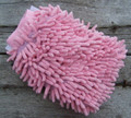 Wash Mitt - Lined Chenille Wash/Applicator Mitt (Pink)