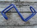 Bridle Hook - Vinyl Coated Steel - 4" (Blue)
